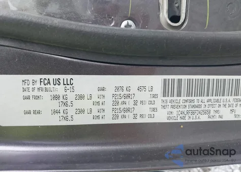 2015 Jeep Patriot Latitude from USA, damaged, VIN 1C4NJRFB6FD425658